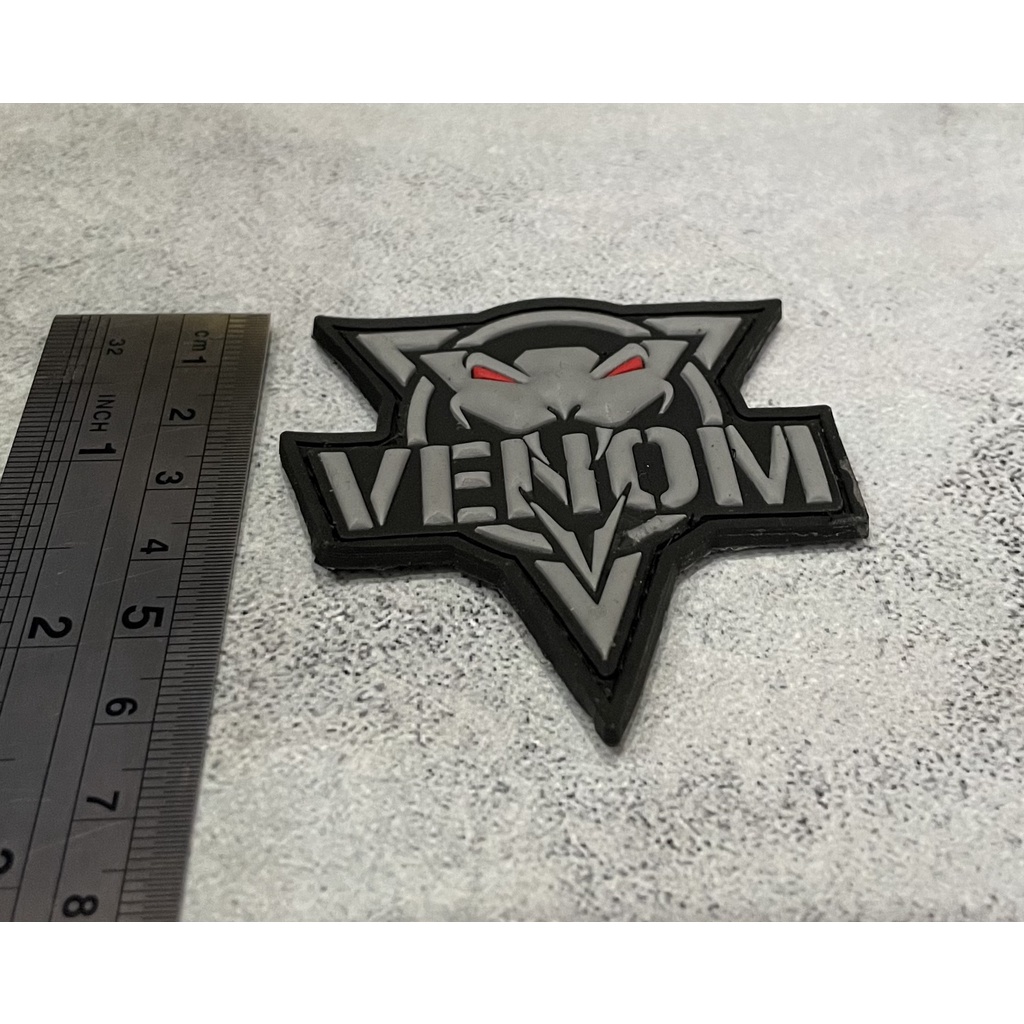 Patch Venom - Patch Velcro Venom - Prepetan Venom Segitiga - Velcro Karet