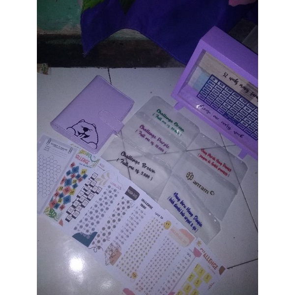 

paket lengkap binder sinking fund a6 binder budgeting