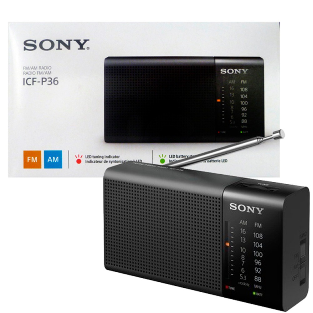 Sony ICF-P36 Radio Am Fm Pocket Saku