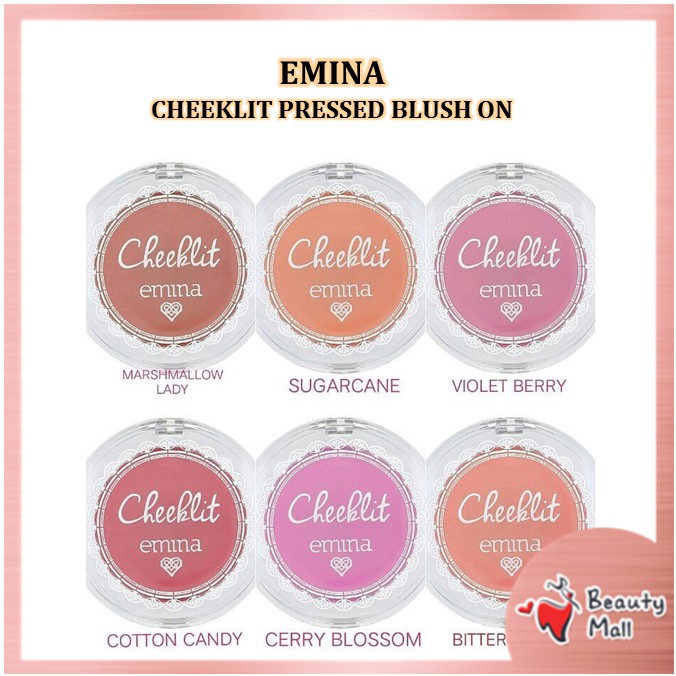 Emina Cheeklit Pressed Blush On Blushon | Shopee Indonesia