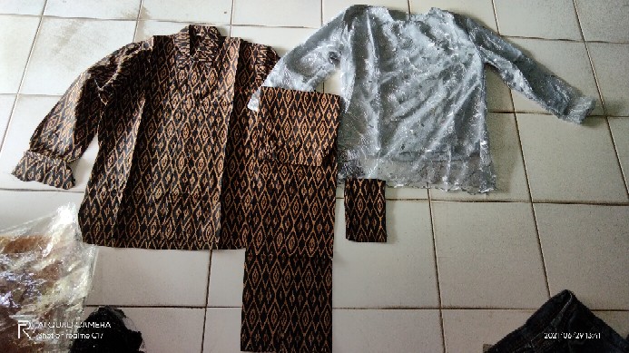 Ready Anak] Batik Couple Alita Ruffle Batik Couple Ori Ndoro Jowi Dnt Garansi Termurah - Bs091