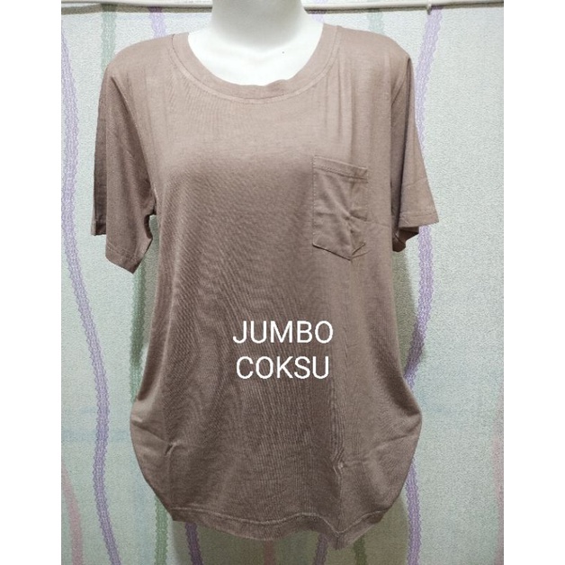 KAOS  O NECK XL ATASAN WANITA KAOS ROUND NECK XL KAOS WANITA KAOS JUMBO XL