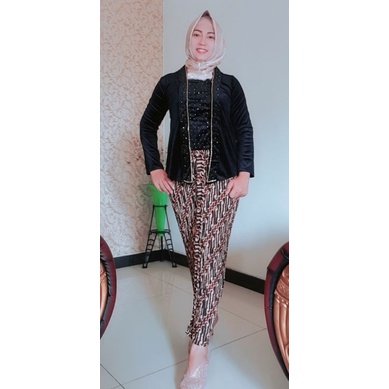 KEBAYA BLUDRU TABUR EMAS