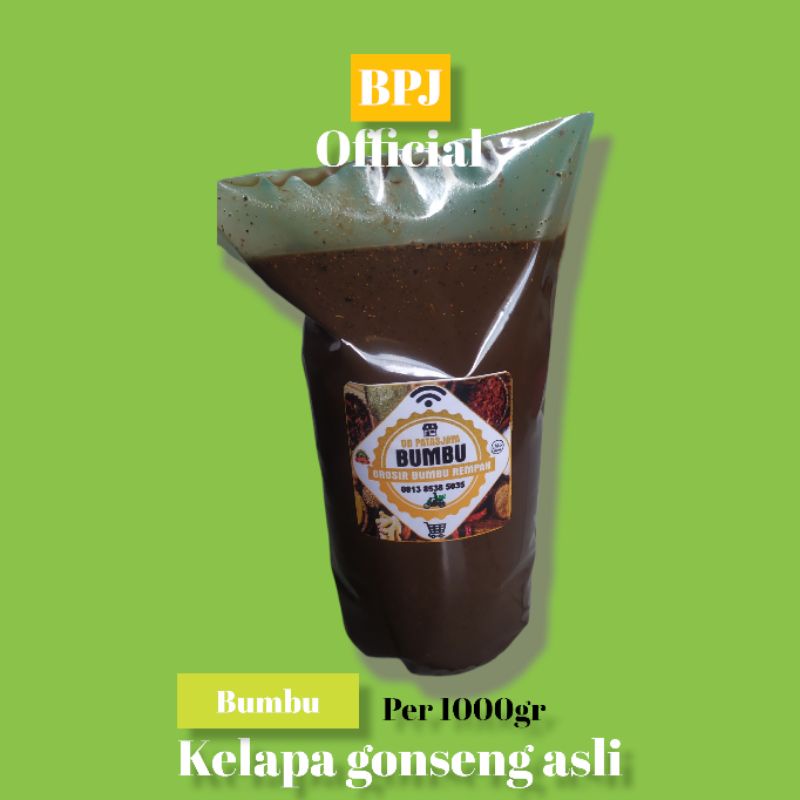 

kelapa sangrai/gonseng asli