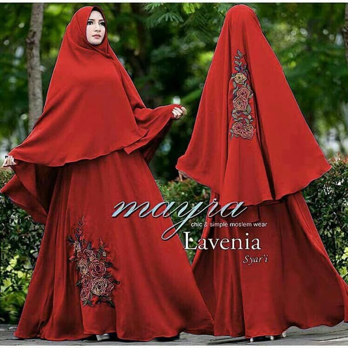 NISSA SABYAN  Gamis / Baju Wanita Muslim Lavenia Syari
