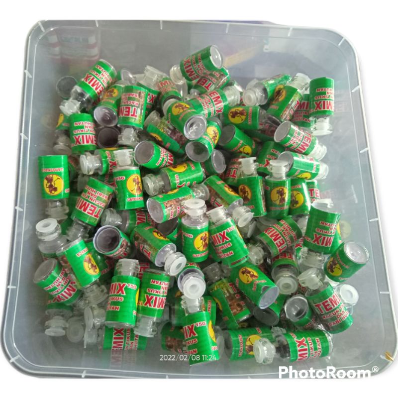 Temix Temix Botol Kaca Racun tikus dan Babi