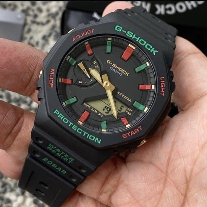 Promo Jam Tangan Pria merk G-Shock new type Ga-2100 Ori bm Baterai 2