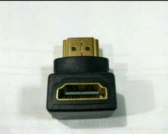 [COD] SAMBUNGAN HDTV KONVERTER / GENDER / ADAPTER / MALE TO FEMALE BENTUK L UNTUK KE TV