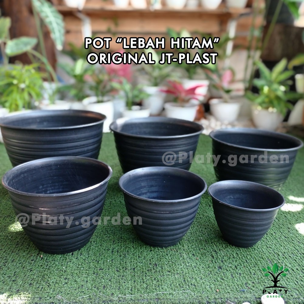 Pot  Hitam Lebah model Tawon  Ukuran 24, 27 &amp; 30