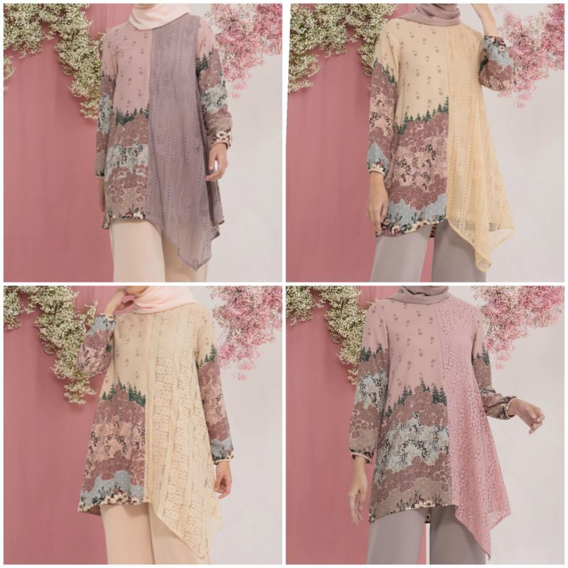 GEULIS - Jenna Tunik by Geulis / Atasan Wanita Busui Friendly / Fashion Baju Muslim