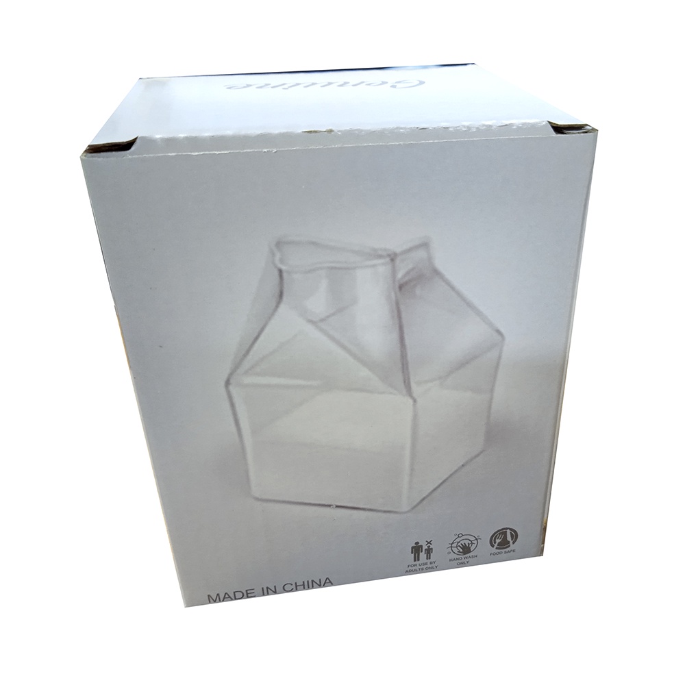 Gelas Kaca Milk Box 300ml