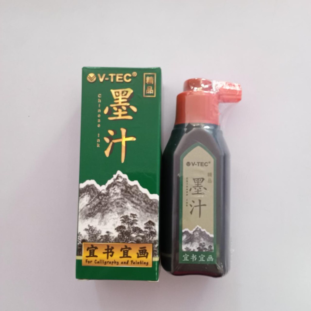 

Tinta China V-tec 50 ml/ Chinese Ink / Tinta kaligrafi / Tinta Cina 50 ml Vtec