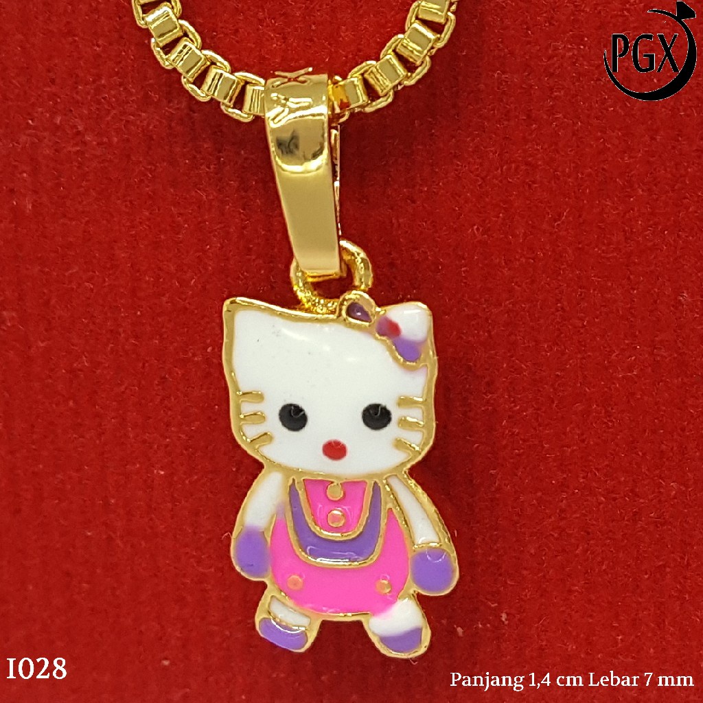 PGX Liontin Kalung Xuping Wanita Aksesoris Fashion Perhiasan Lapis Emas  - I028