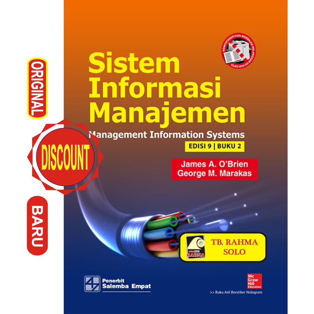 Jual SISTEM INFORMASI MANAJEMEN Management Information Systems O'Brien ...