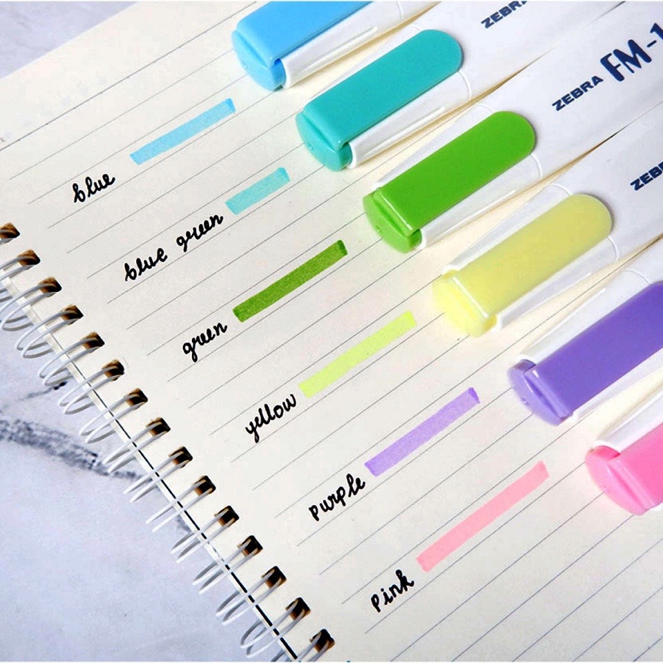 

STABILLO HIGHLIGHTER FM-1 / stabilo warna pastel murah / Zebra FM1 Mild Highlighter