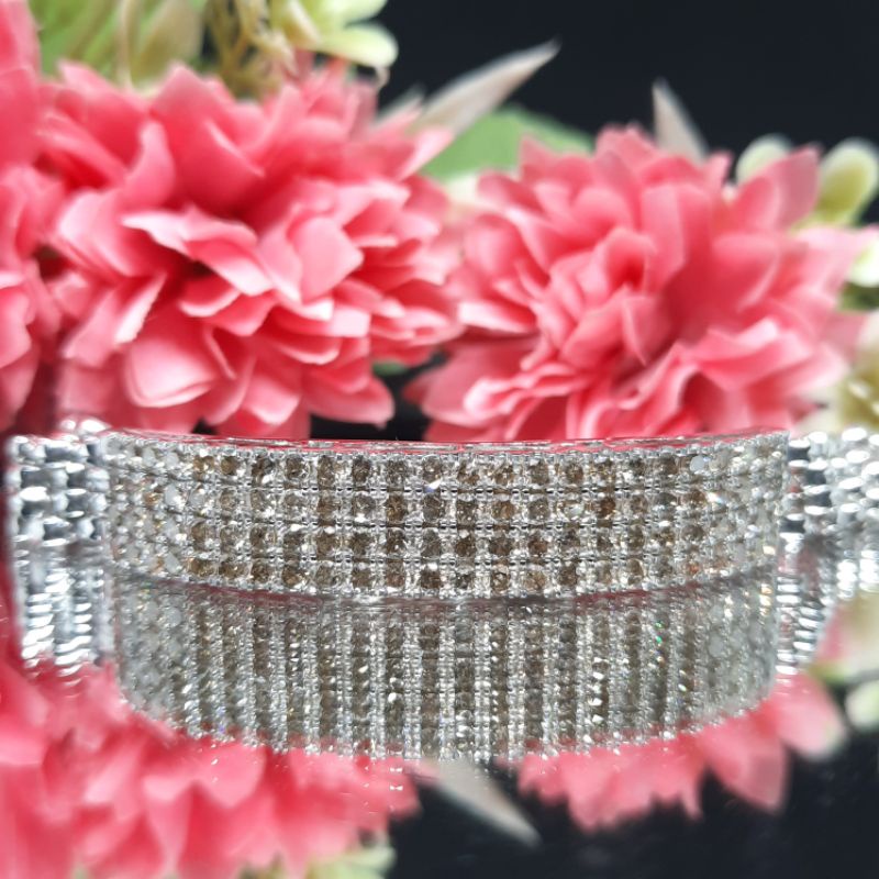 gelang berlian perak