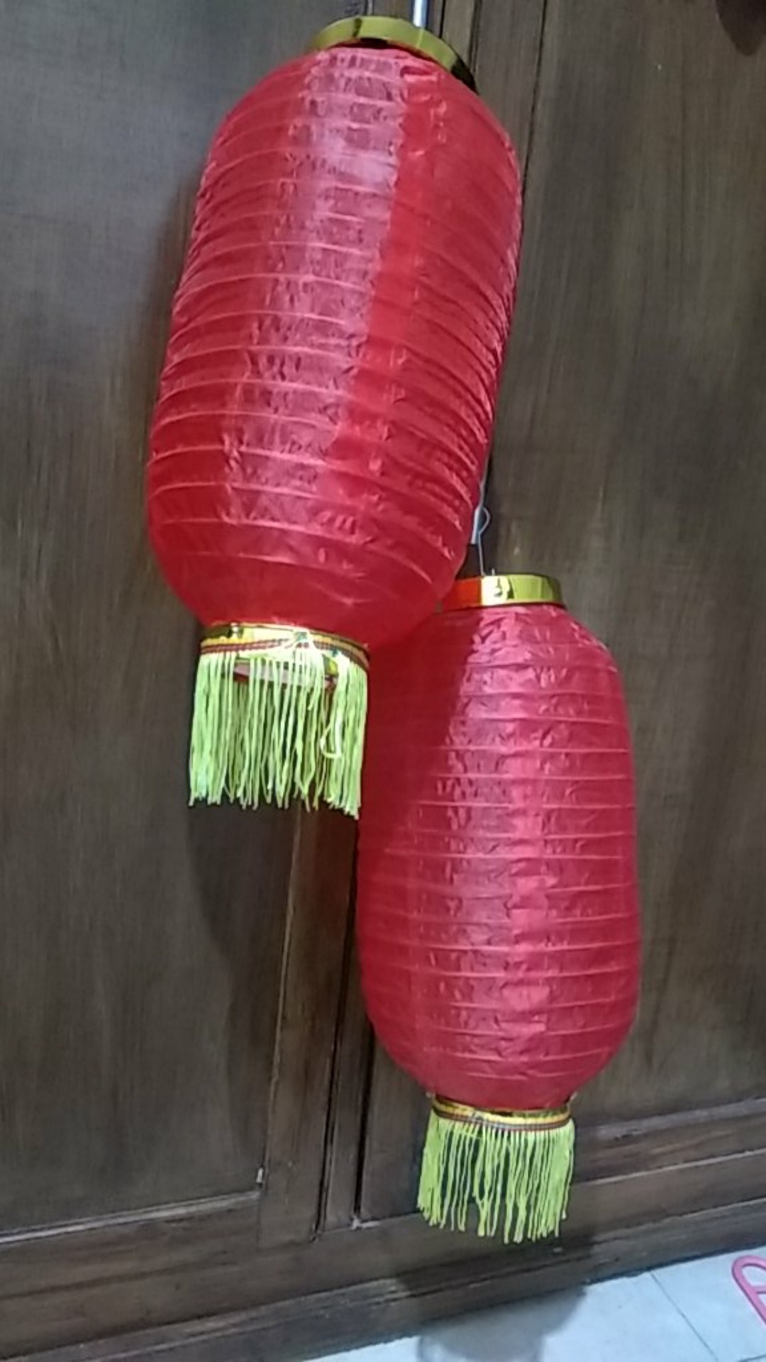 Lampion Lonjong Polos 20cm 8 Inch