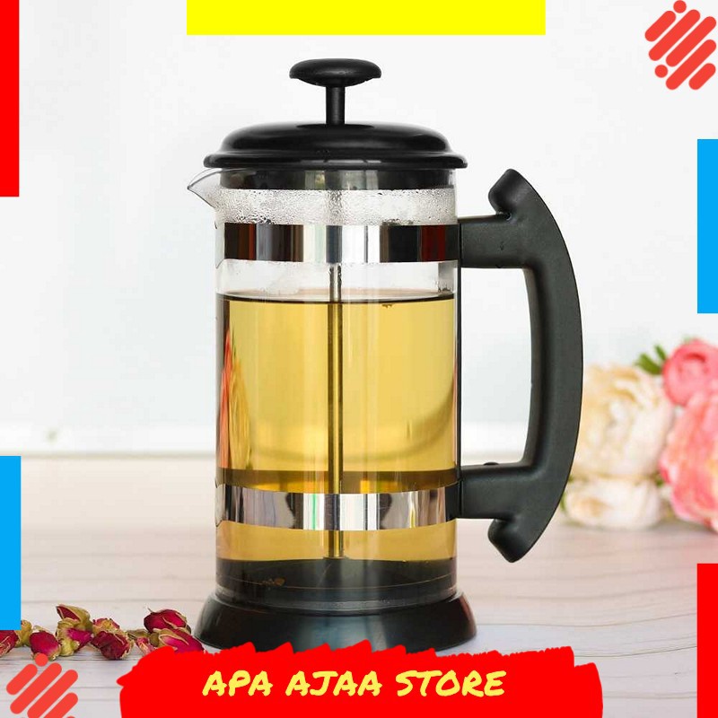 Best Seller ! i Cafilas French Press Coffee Maker Pot 1 Liter - T35068