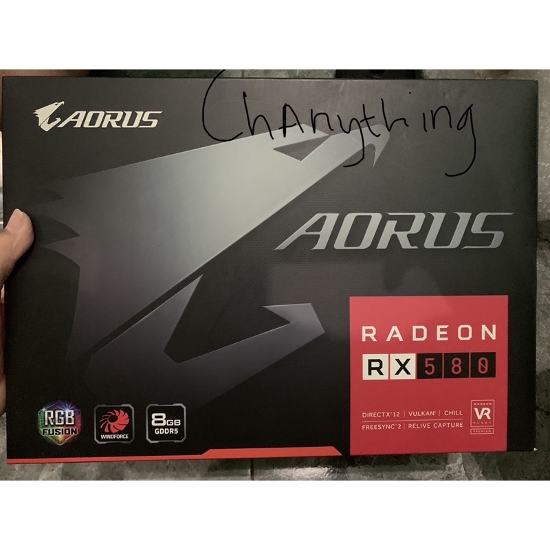 VGA GIGABYTE AORUS Radeon™ RX580 8 GB 256 BIT