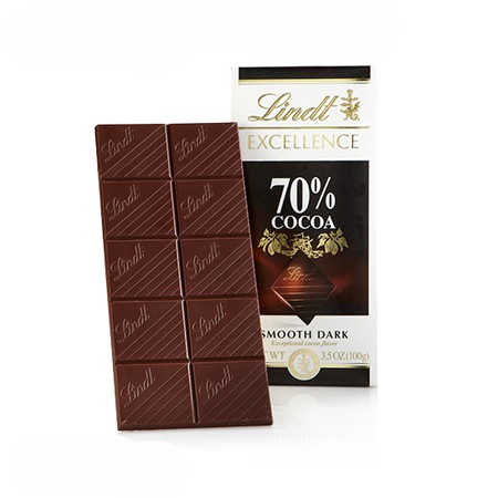 

Lindt Excellence Chocolate Dark Cocoa 70% Coklat Bar