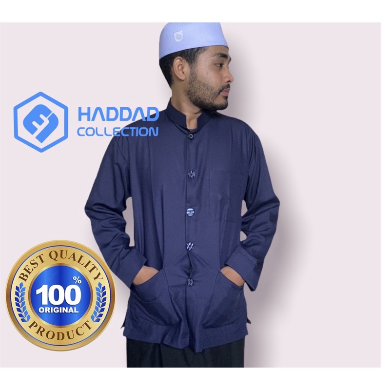 Baju Koko Haibah Polos by elhaddad ORi Perkodi