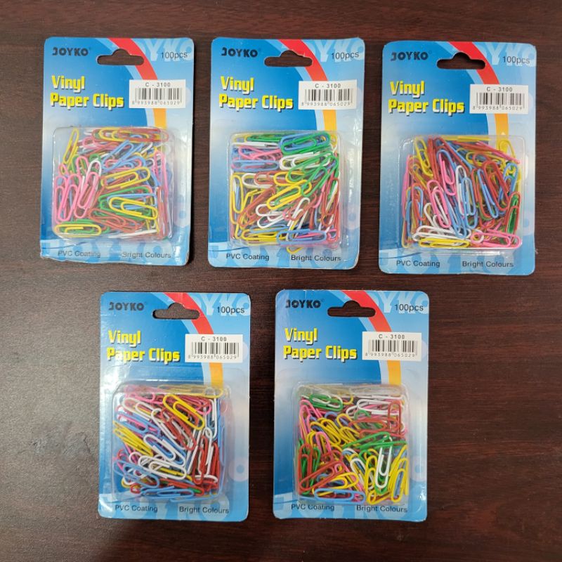 Jual Joyko Paper Clip Warna C Klip Penjepit Kertas C Kecil Ori Shopee Indonesia