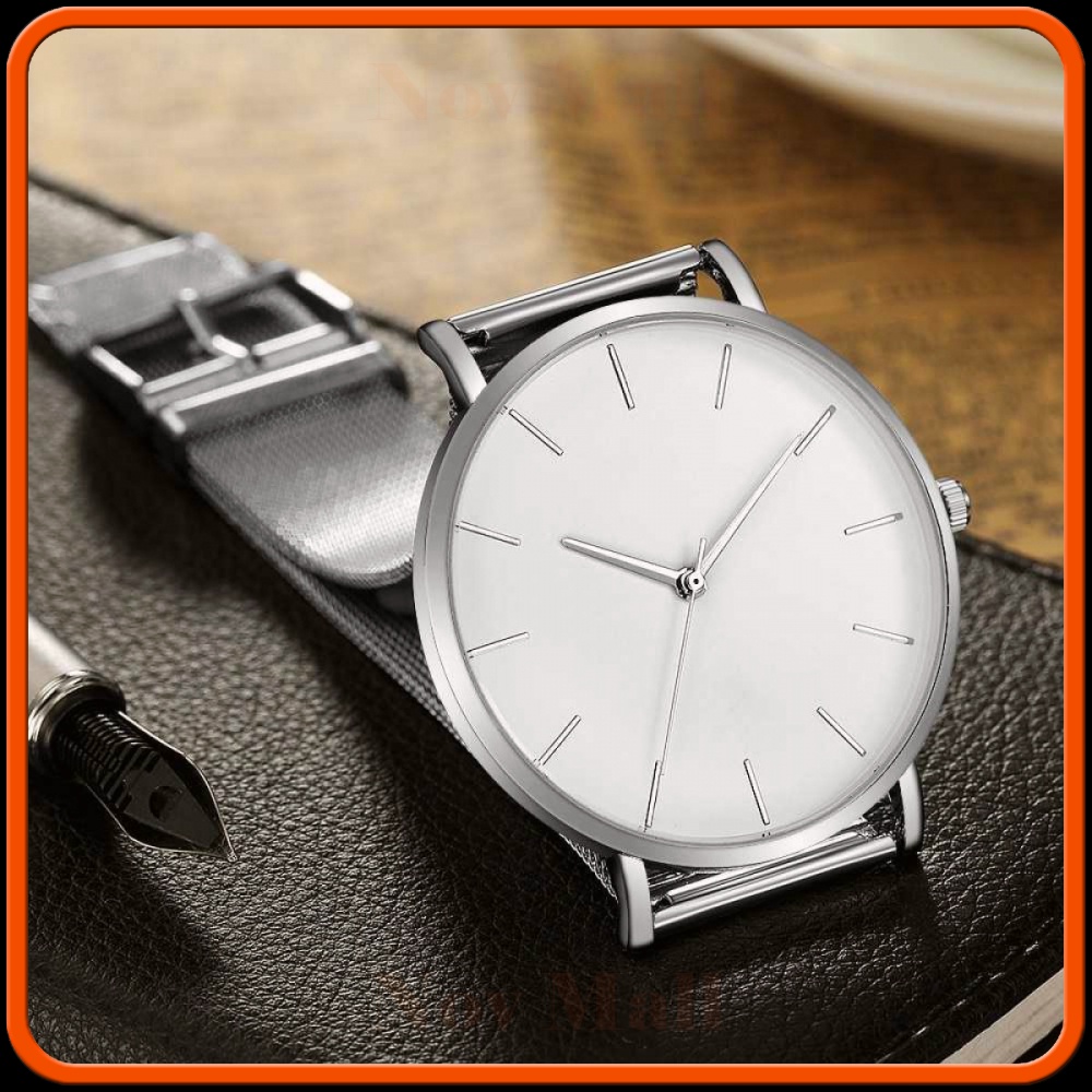 Jam Tangan Kasual Pria Milanese Stainless Steel - 3294