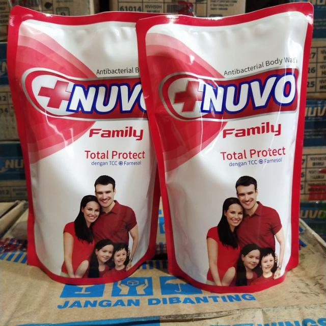 Sabun Mandi Cair Nuvo Anti Bacterial Body Wash Family 250 ml 137