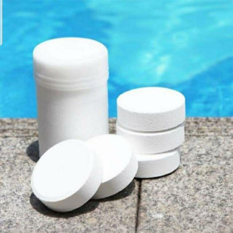 Kaporit Tablet TCCA TABLET BESAR 90% 1KG/Penjernih Air Sumur/Chlorine/Kaporit
