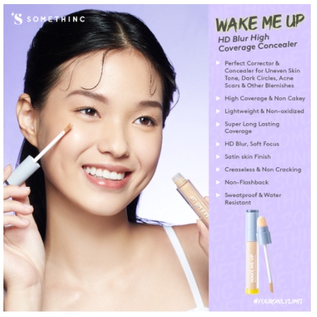 SOMETHINC WAKE ME UP HD Blur Full Coverage Concealer