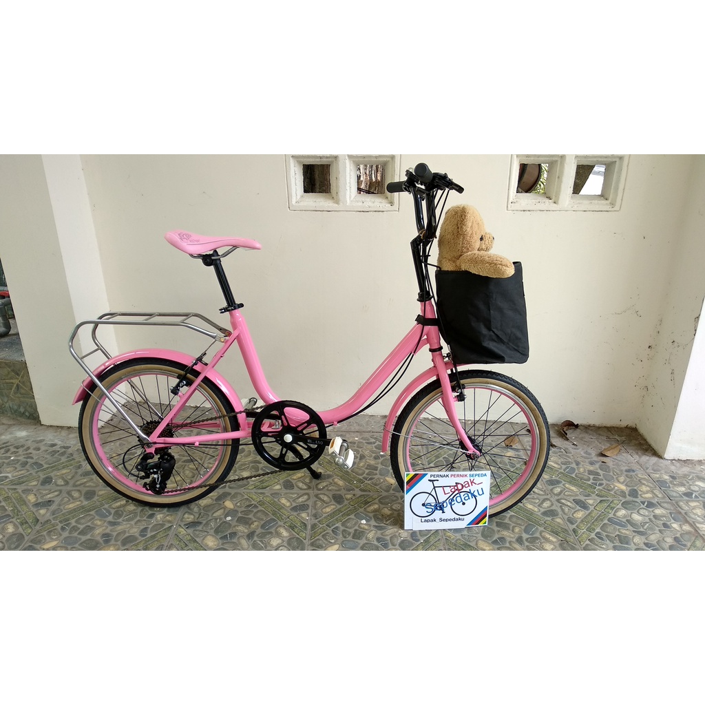 SEPEDA MINION RAKITAN FRAME SEPEDA MINI JAPAN 20 INCH MODEL CITY BIKE FULL BIKE see