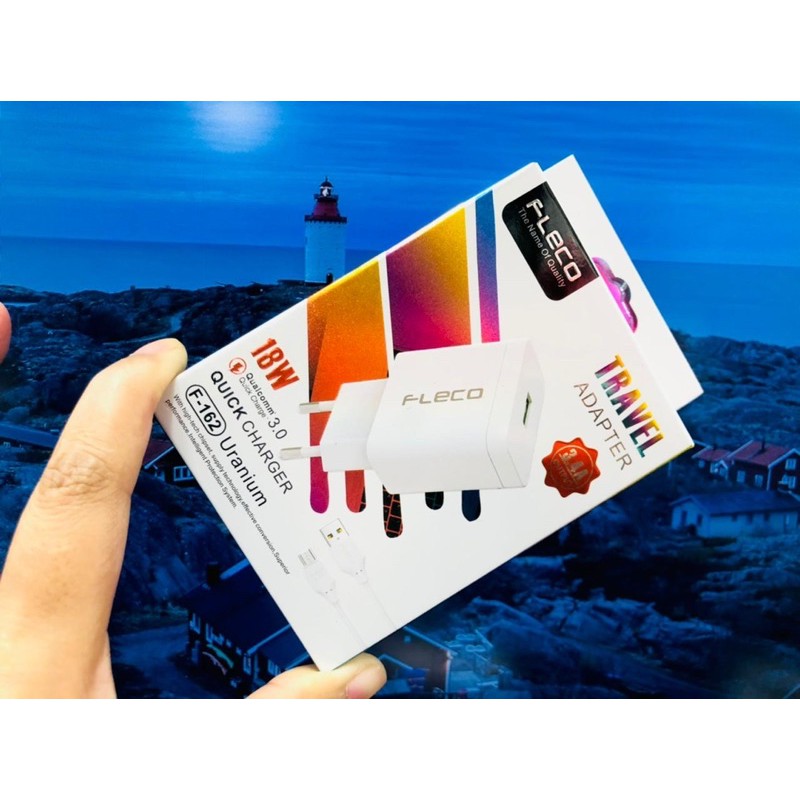 PROMO CHARGER FLECO F162 ORIGINAL FAST CHARGING QUALCOMM 3.0