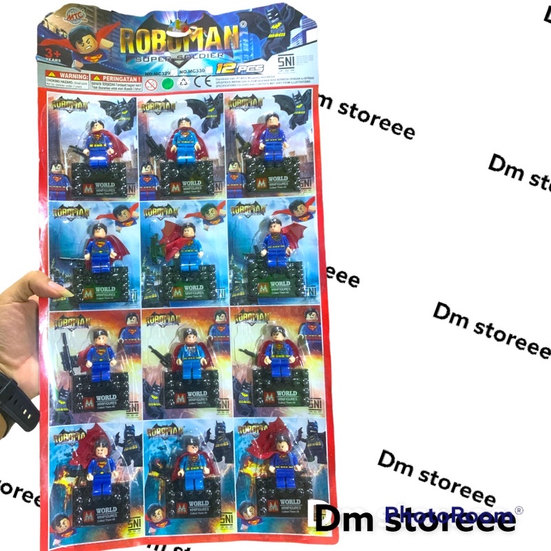mainan bricks roboman / mainan brick / minifigure / mainan balok murah / mini figure / mainan edukasi anak