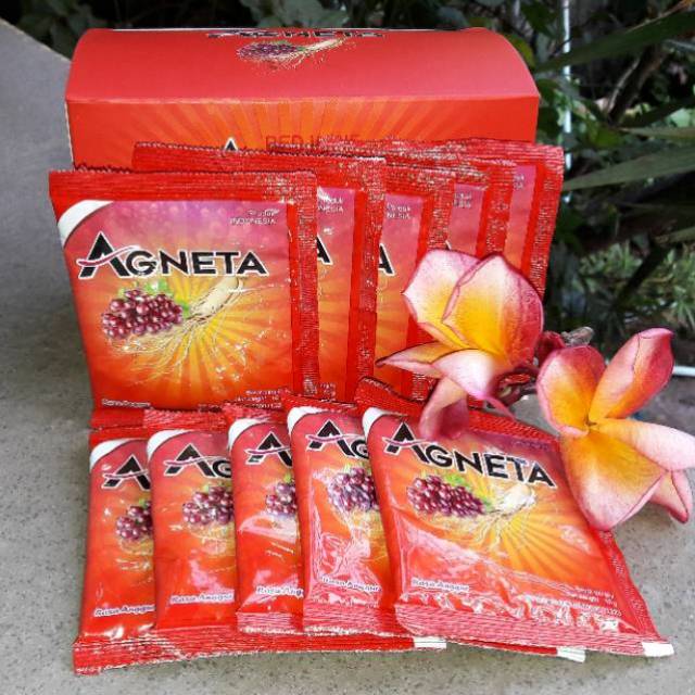Agneta Red Wine Eceran 10 Sachet