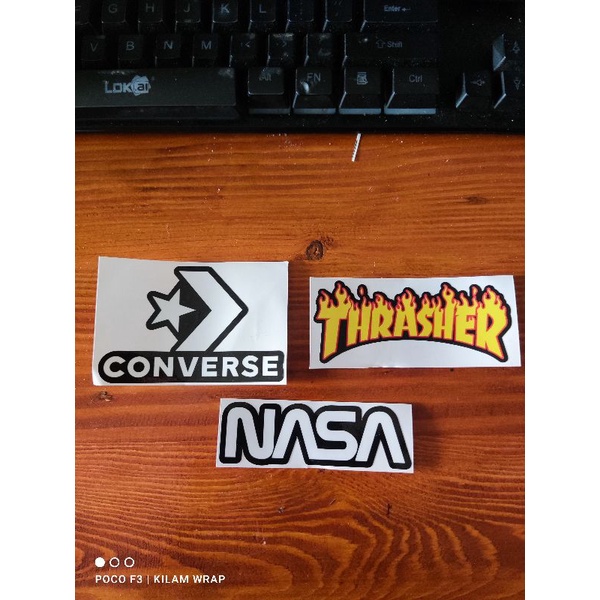 

stiker Logo brand #1