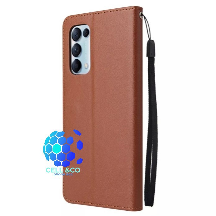 Flip cover OPPO RENO 5 Flip case buka tutup kesing hp casing flip case leather wallet