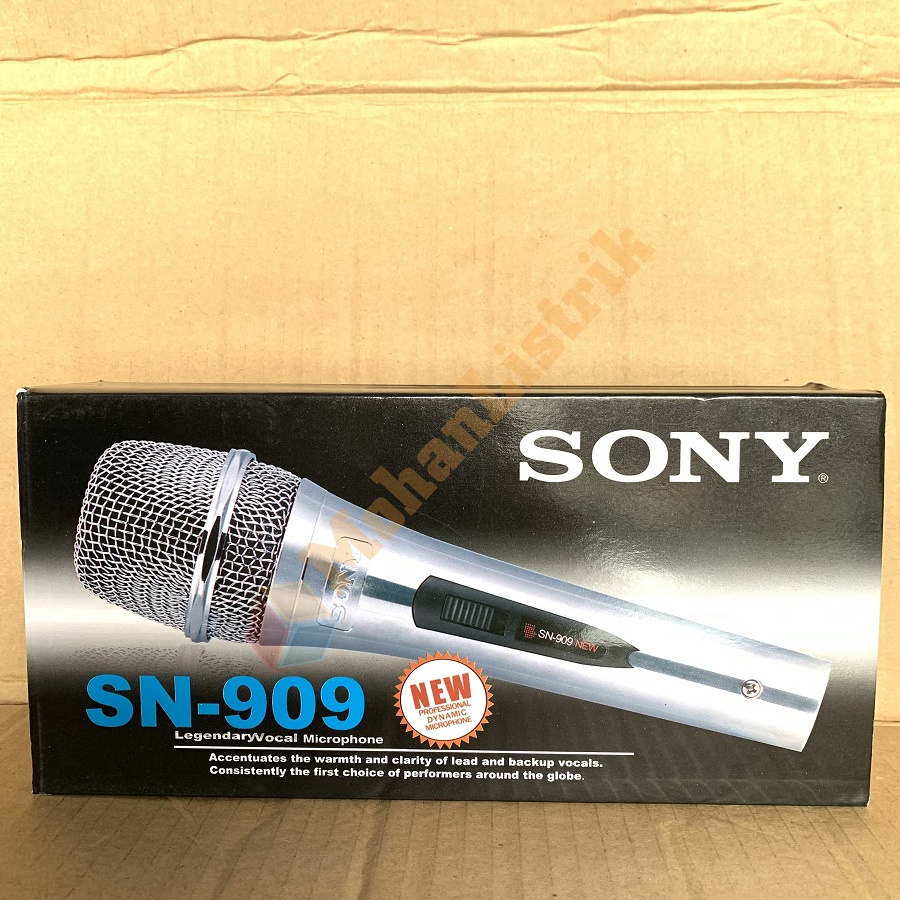 Mic Mikrofon Kabel Sony SN 909 Mik Karaoke Microphone Kabel SN 909