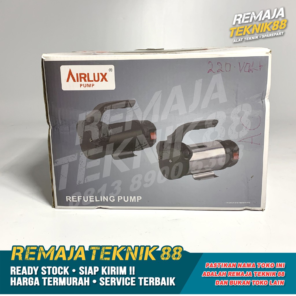 POMPA BENSIN MINYAK ELEKTRIK / AIRLUX 220AC / FUEL OIL PUMP