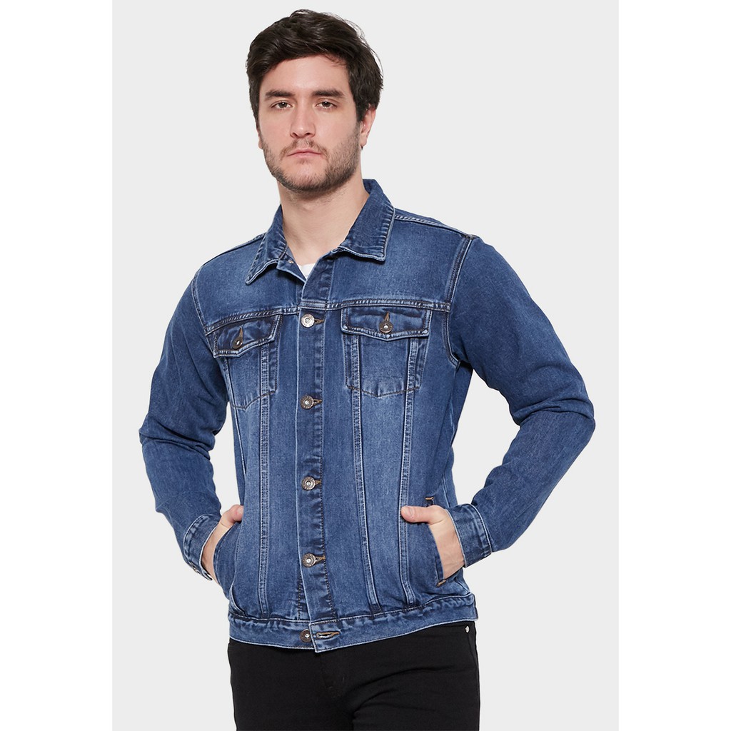 JBBoss Jaket Jeans 089 (Dark Blue) / Ramayana Jatinegara