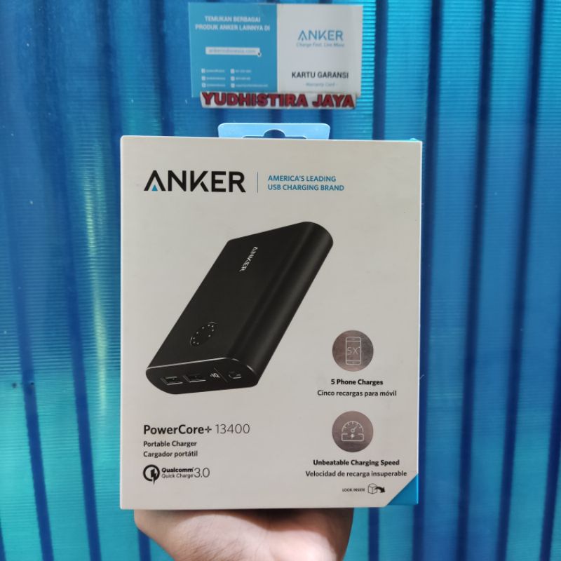 Anker Powercore+ 13400mAh Original Powerbank Resmi