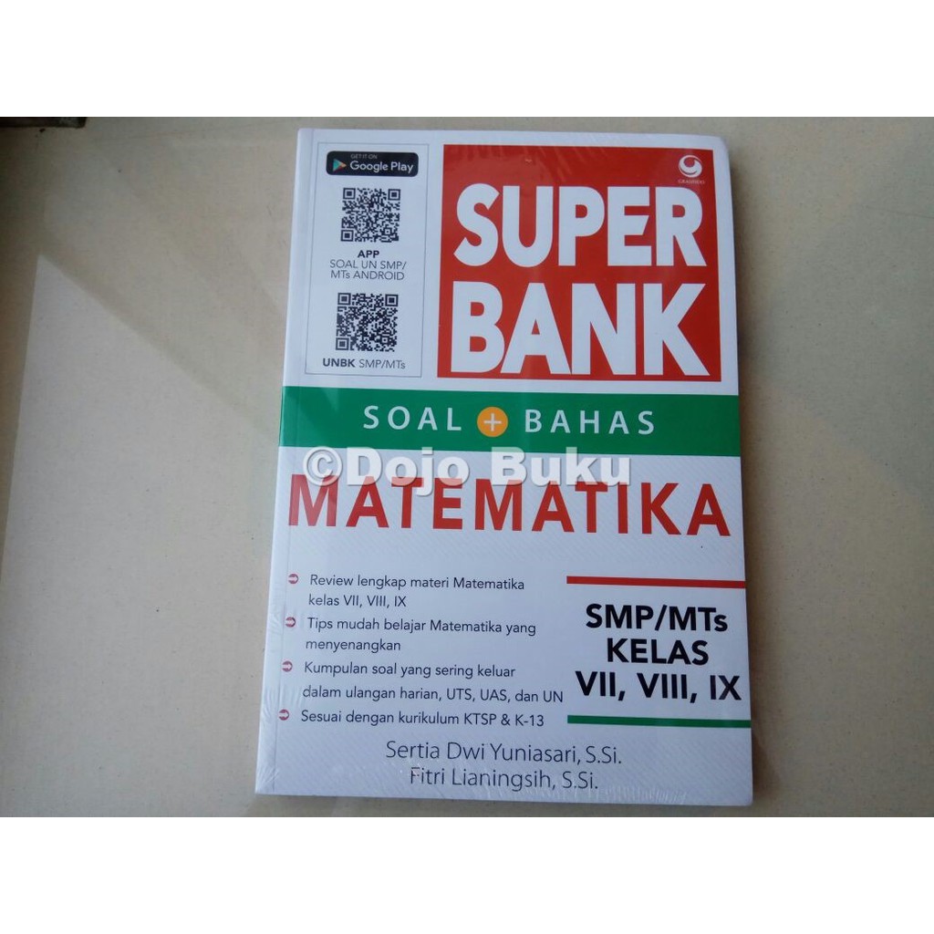 Super Bank Soal Bahas Matematika Smp Mts Vii Viii Ix Shopee