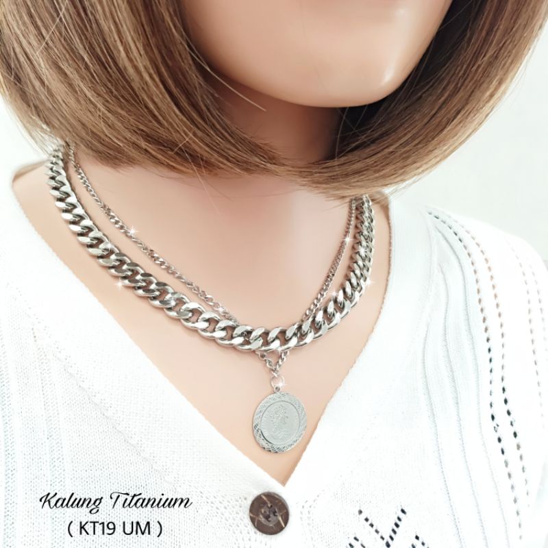 Kalung Titanium Wanita KT19 UM