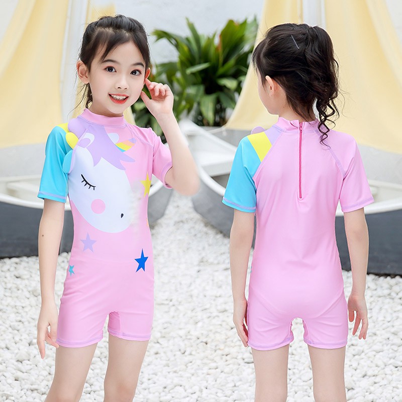 Baju Renang Anak Perempuan SwimSuit Unicorn