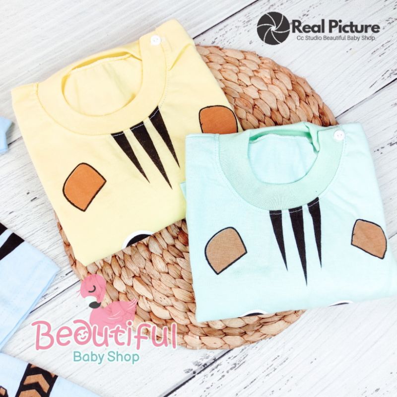 Setelan Bayi Panjang Motif Outer / Setelan Piyama Bayi / Baju Bayi Panjang / Baju Tidur Bayi / Baby.ou_