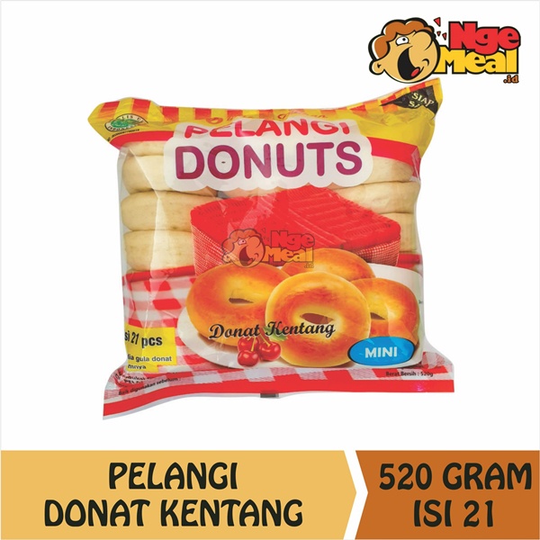 

PELANGI Donat Mini Isi 21 Pcs