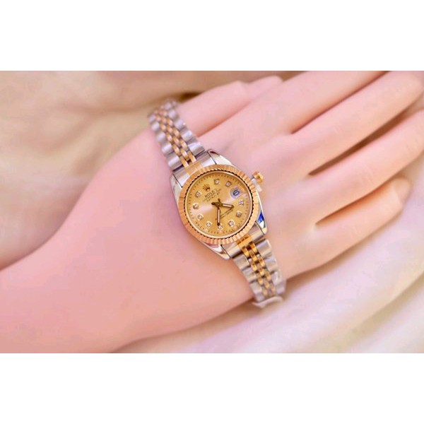 TERLARIS -  JAM TANGAN ROLEX WANITA  NEW ELEGAN