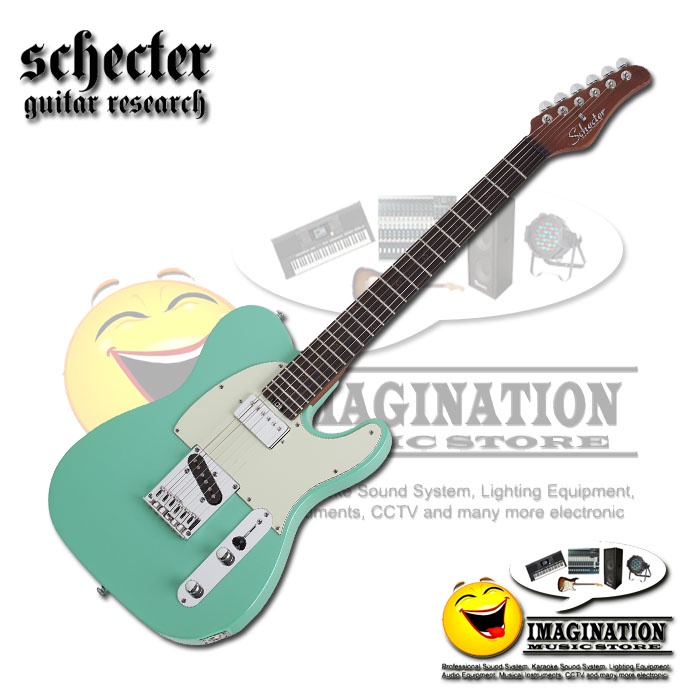 Schecter Nick Johnston Signature PT Electric Guitar - Atomic Green