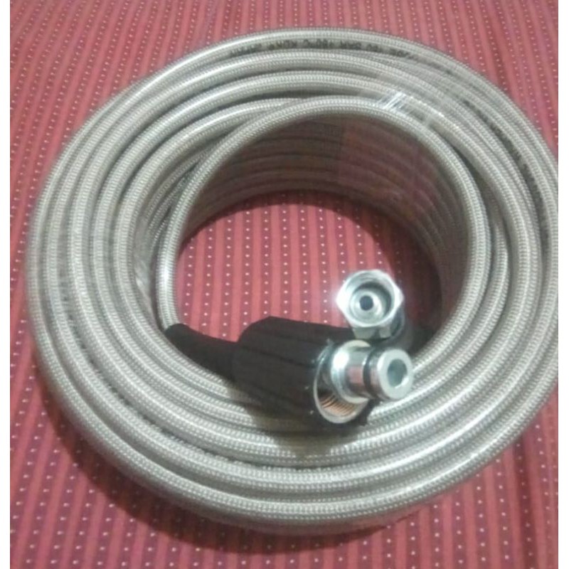 SELANG JET STEAM ZN VITA HIGH PRESSURE KWALITAS TINGGI BAHAN SERAT LENTUR TEKANAN TINGGI 10 mtr