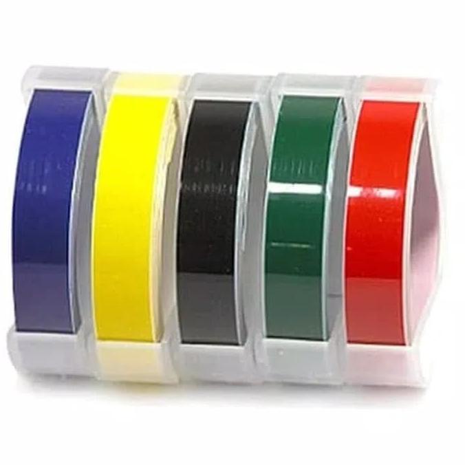 

[BISA COD] refill pita 9mm dymo 1610 mesin label tape maker emboss