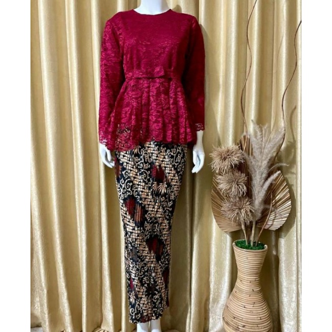 KEBAYA BROKAT MODERN/ SET KEBAYA BROKAT PITA/ BROKAT PITA/ KEBAYA PESTA & WISUDA/ KEBAYA JUMBO